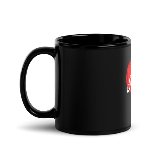 Heart Black Glossy Mug